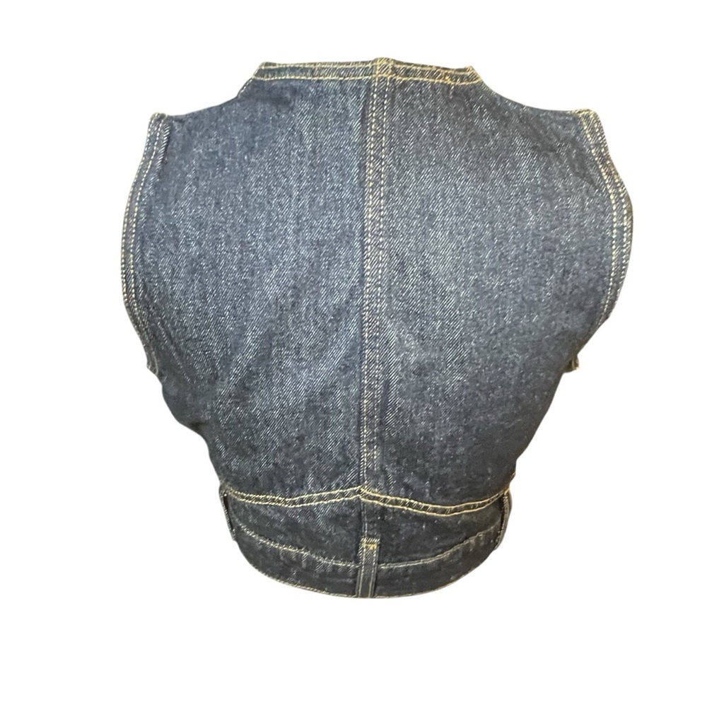 Zara Indigo Denim Vest - Picture 3 of 7